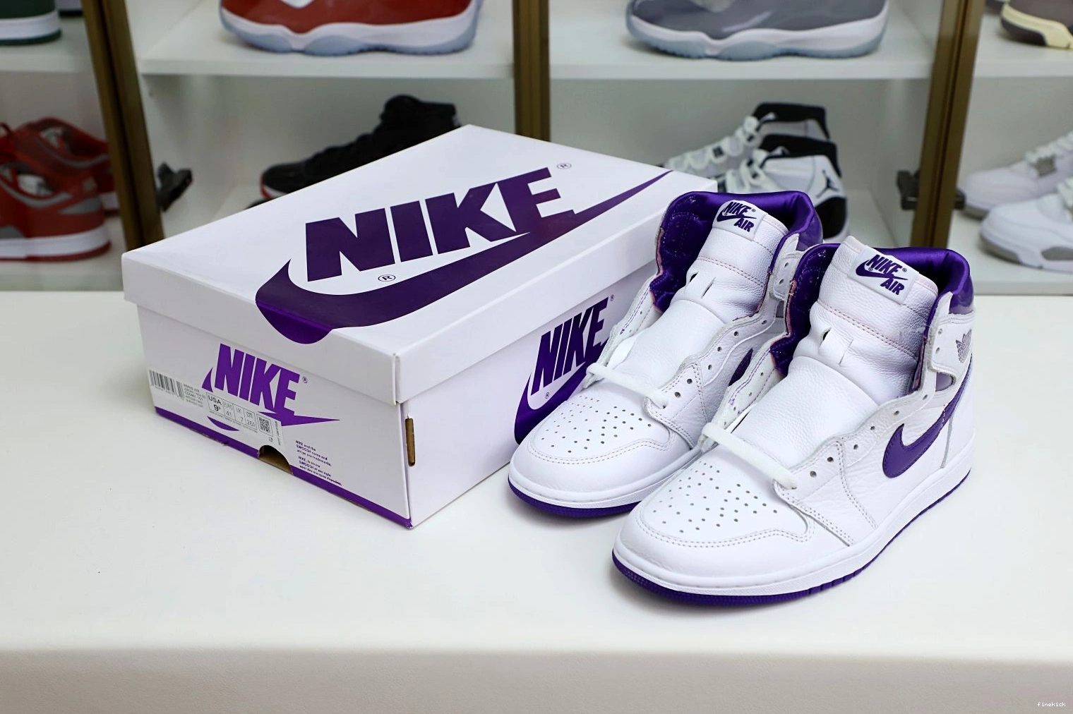Jordan Purple 1 High OG Air Court 0919